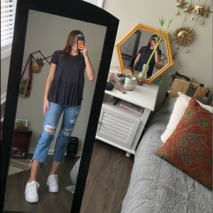 Truly Madly Deeply peplum tank